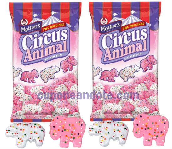 Mothers Circus Animal Cookies a solo $2.00 en Walmart