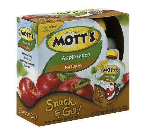 Motts Snack and Go Applesauce
