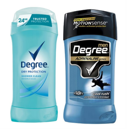 Desodorante Degree a solo $0.99 en Walgreens empezando 2-15
