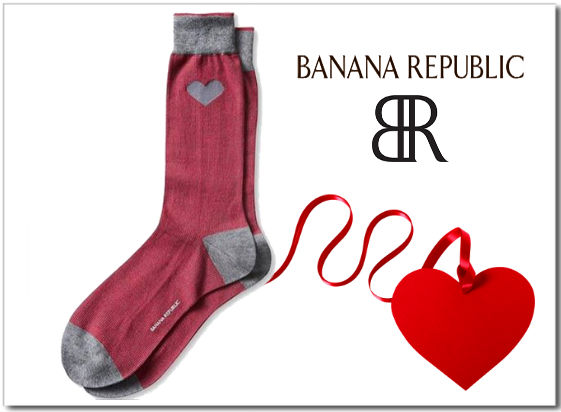 Luxe Placed Heart Sock
