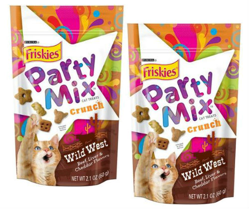 Friskies Party Mix Cat Treats a solo $1.17 en Walmart