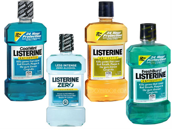 Listerine Mouthwash a solo $3.49 en Walgreens
