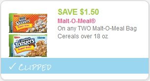 cupon Malt-O-Meal Cereal