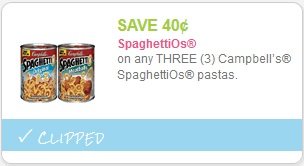 cupon SpaghettiOs