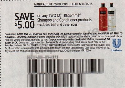 TRESemme coupon