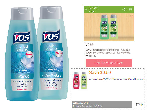 VO5 Shampoo o Conditioner