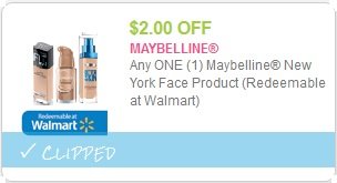 Maybelline New York Face product coupon
