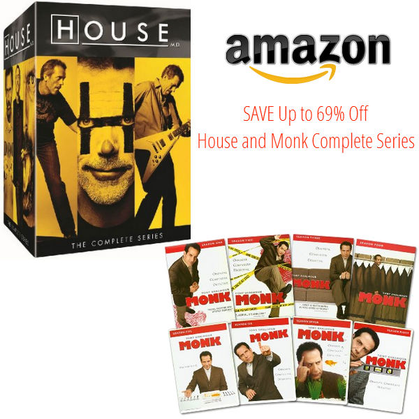 SAVE Up to 69% Off House and Monk Complete Series