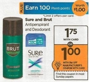 Desodorante Sure o Brut - Rite Aid