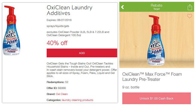 OxiClean Max Force Foam Laundry Pre-Treater - Target