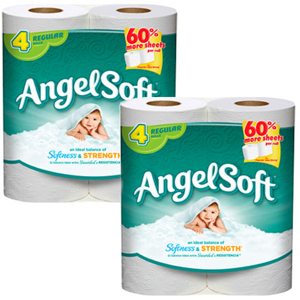 Papel Angel Soft de 4 Rollos