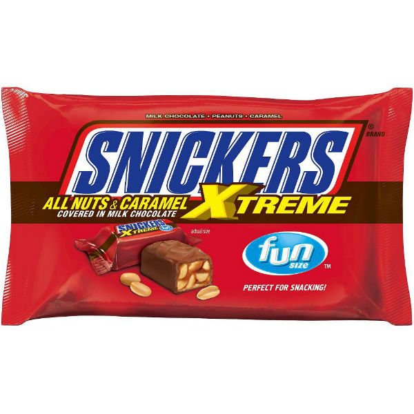 Snickers Xtreme Fun Size Bars