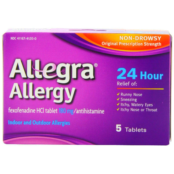 Allegra Allergy 24HR de 5 ct