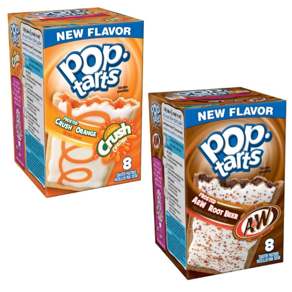 Kelloggs Frosted Orange Crush ó A&W Root Bear Pop-Tarts