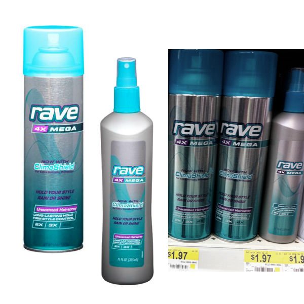 Aprovecha Los Rave HairSpray 11 Oz SOLO 0 97 En Walmart   Rave HairSpray 11 Oz 