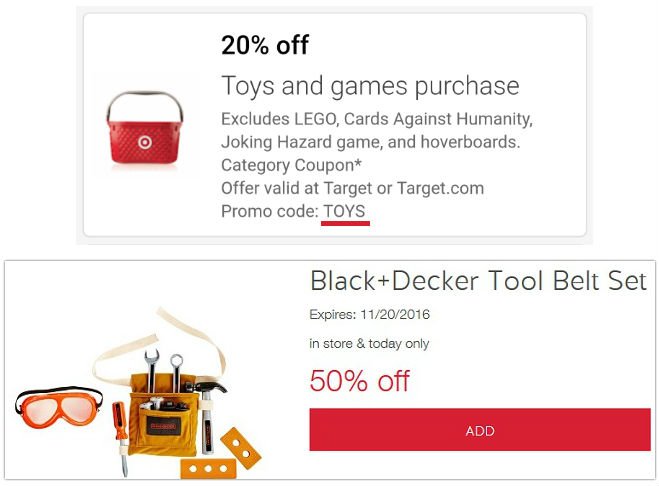 Target: New 50% off Black+ Decker Tool Belt Set Cartwheel Offer