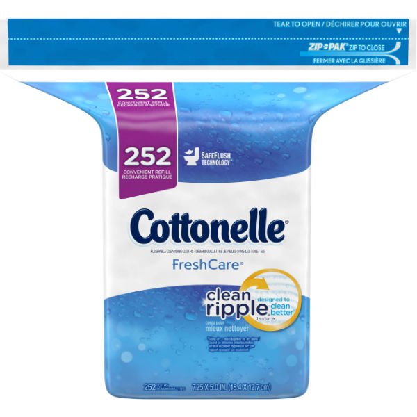 Cottonelle Cleansing Cloths Refills 252 ct