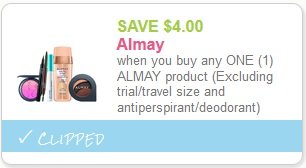Almay coupon print