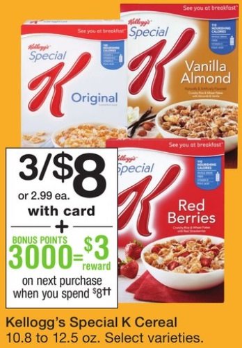 Cereal Kellogg's Special K - Walgreens 1_22