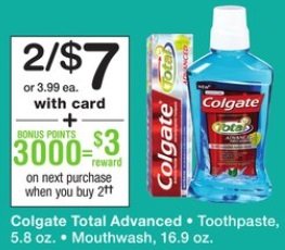 Colgate Mouthwash Walgreens offer 1-22