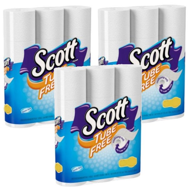 Scott Tube Free Bath Tissue