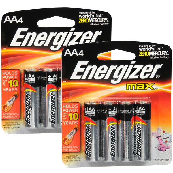 Baterias Energizer Max AA de 4 ct