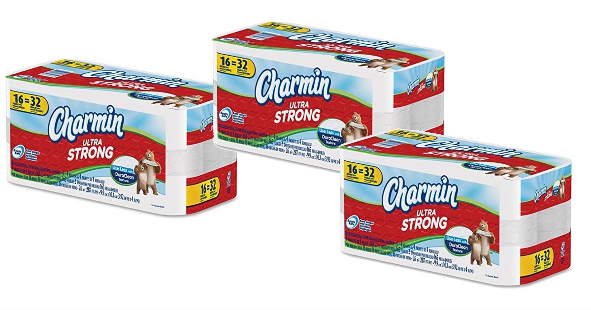 Papel Charmin Ultra Strong de 16 rollos SOLO 5.66 en CVS