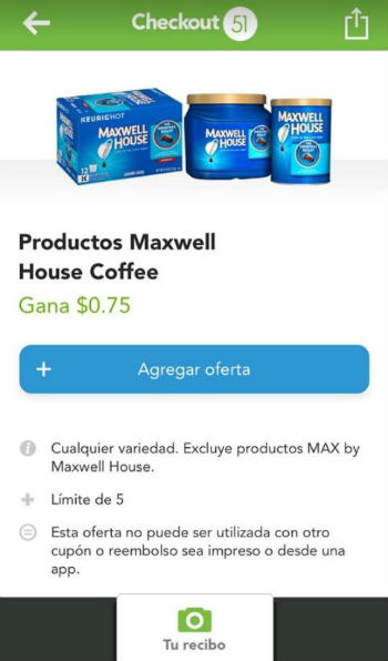 Maxwell House Coffee Products - Checkout 51