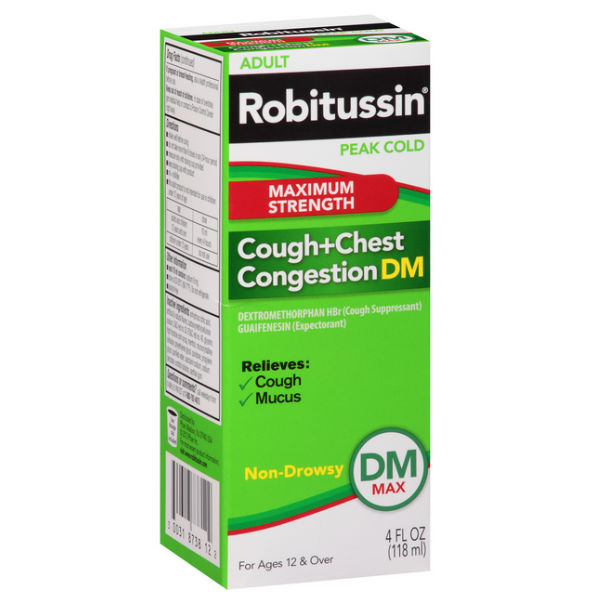 Robitussin Peak Cold Cough+Chest Congestion DM