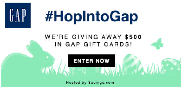 Tenemos un Sorteo de $500 en Gift Cards de Gap