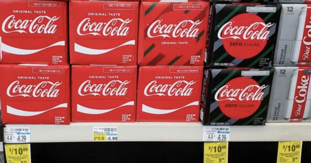 Cajas de Coca-Cola de 12 pk en CVS