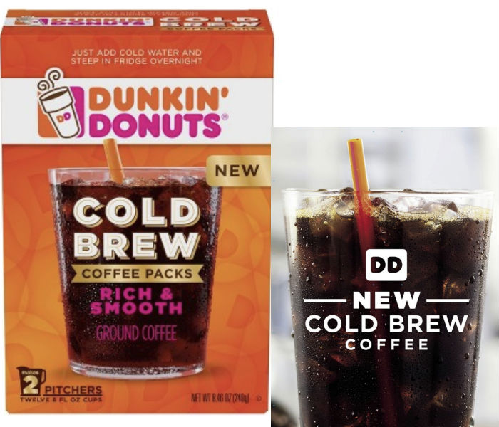 Muestra de Café Cold Brew de Dunkin' Donuts