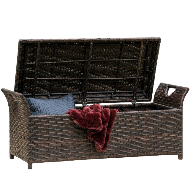Noble House Outdoor Storage Bench