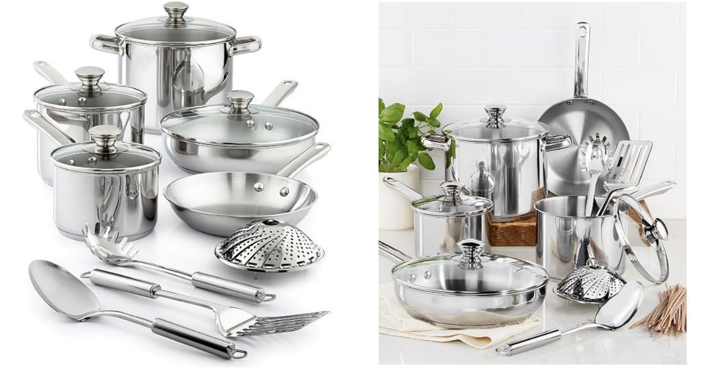 Tools of the Trade Stainless Steel 13-Pc Cookware Set