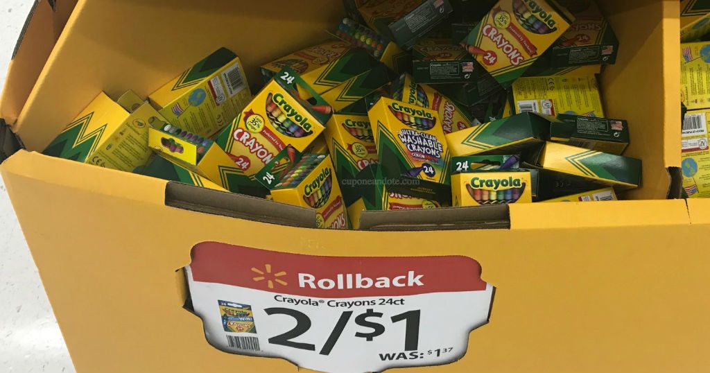 Crayola 2 x $1 en Walmart