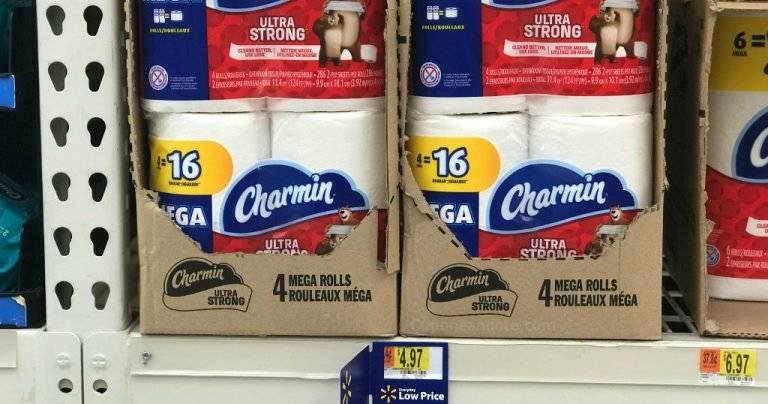 Papel Charmin de 4 Mega Rollos a solo 3.97 en Walmart