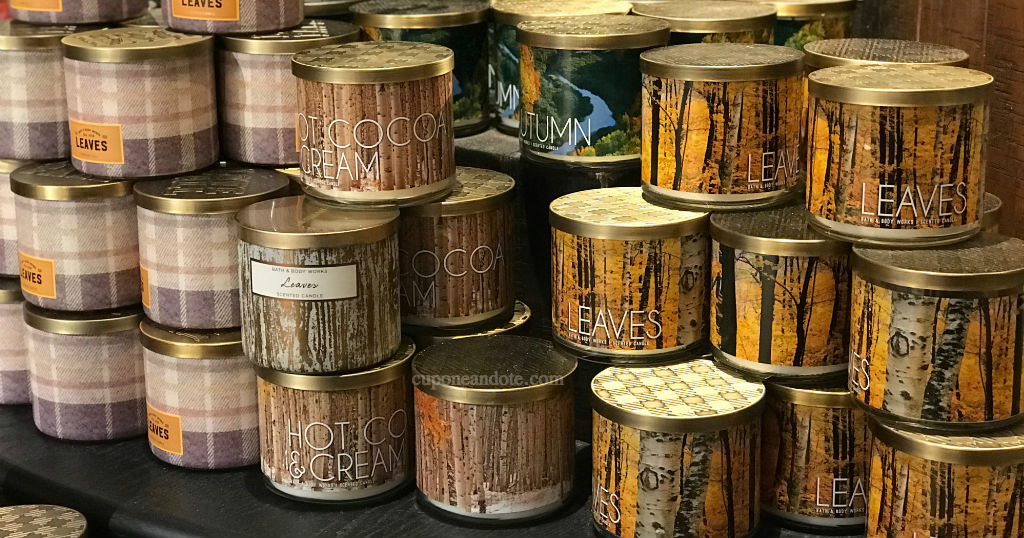 3-Wick Candles en Bath and Body Works