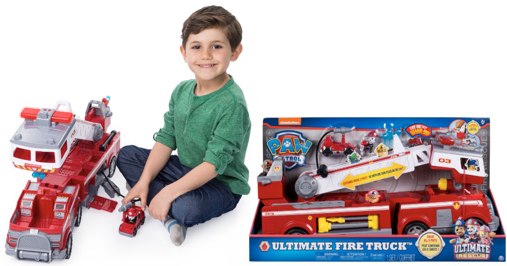 paw patrol ultimate rescue fire truck