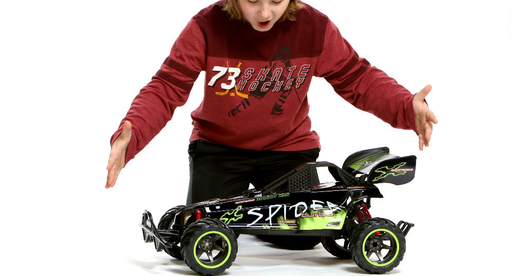 new bright spider buggy