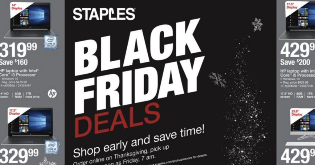 Shopper de Staples Black Friday 2018