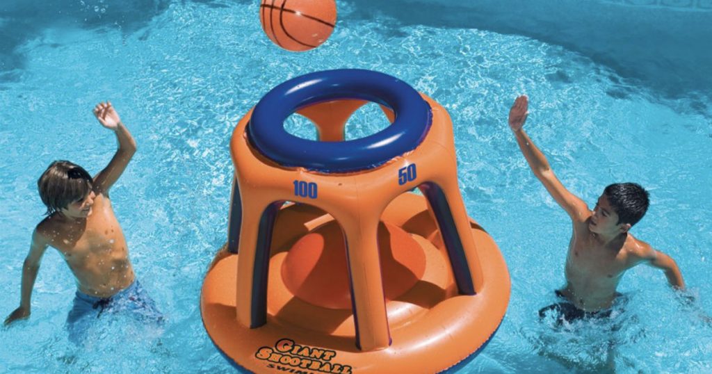 Basketball Hoop Shootball Inflatable Pool Toy en Walmart