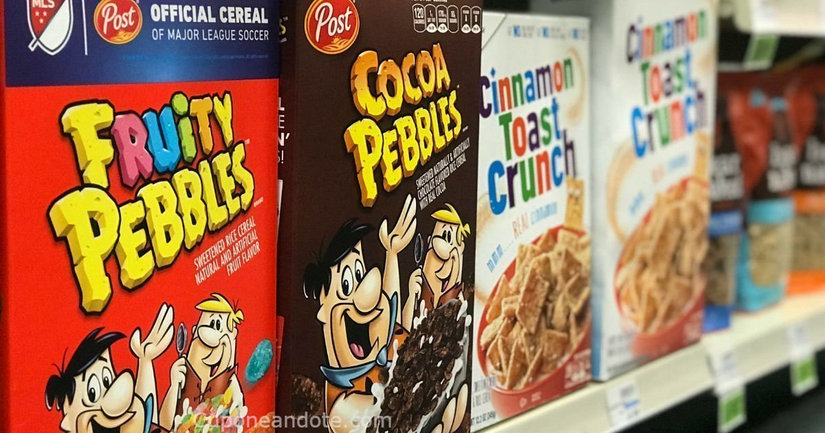 Cereal Post Fruity o Cocoa Pebbles