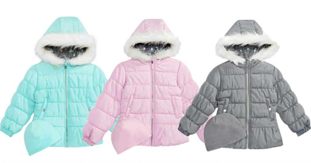 Little Girls Quilted Puffer Jacket en Macy's