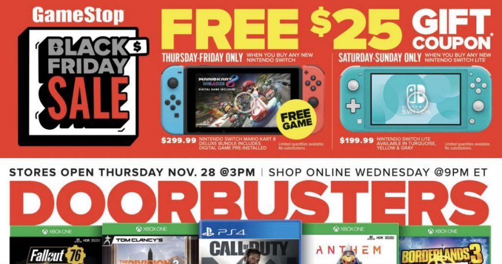 Shopper de Game Stop Friday 2019