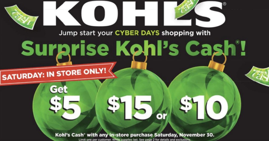 Shopper de Kohl's Cyber Monday 2019