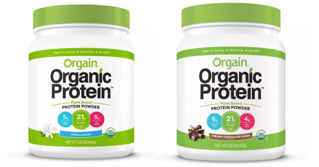 Orgain Organic Vegan Protein Powder a solo $8.34 en Target (Reg. $19)