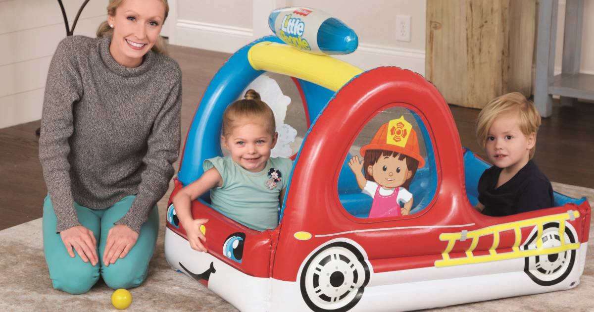 Fisher-Price Fire Truck Inflatable Ball Pit