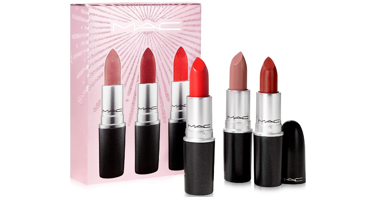 Set de 3 Lipstick MAC en Macy's