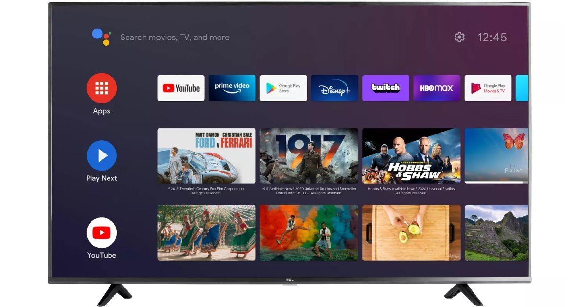 TCL 43-Pulgadas 4K Smart Android TV