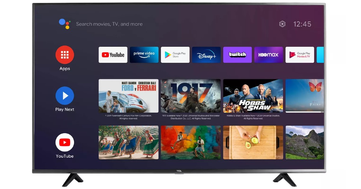 TCL 65-In 4K Smart Android TV